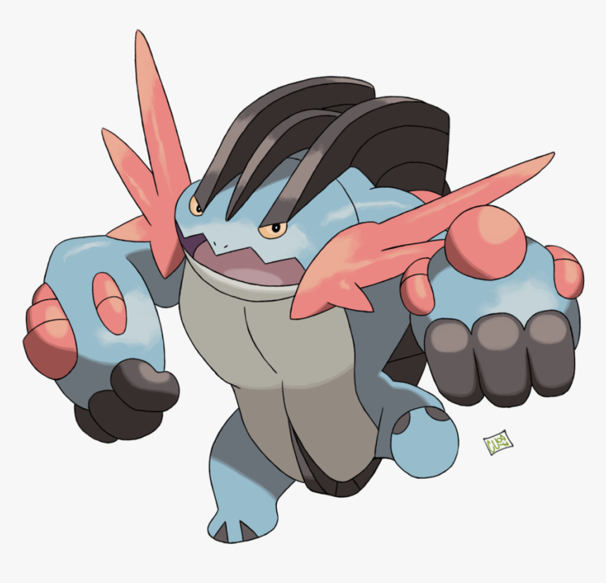 Mega Swampert Transparent Gif, Hd Png Download - Pokemon Mega Swampert Gif Png, Png Download, Free Download