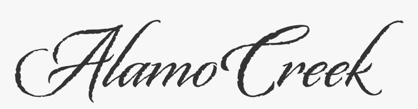 Alamo Creek - Calligraphy, HD Png Download, Free Download
