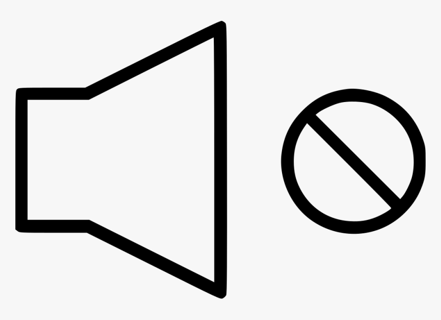 Audio Volume No Sound Output Error Mute - Not Allowed Sign, HD Png Download, Free Download