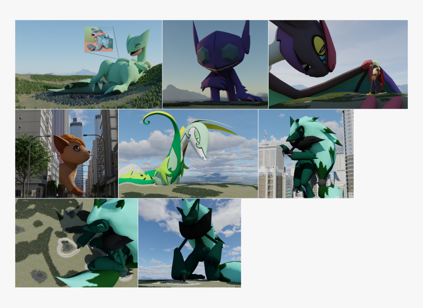 Blender Batch Three - Zoroark Giantess, HD Png Download, Free Download