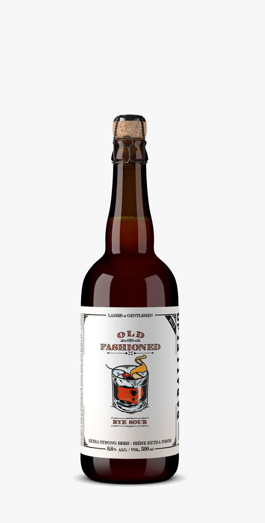 Outshinery Parallel49 Oldfashion Ryesour - Beer Bottle, HD Png Download, Free Download