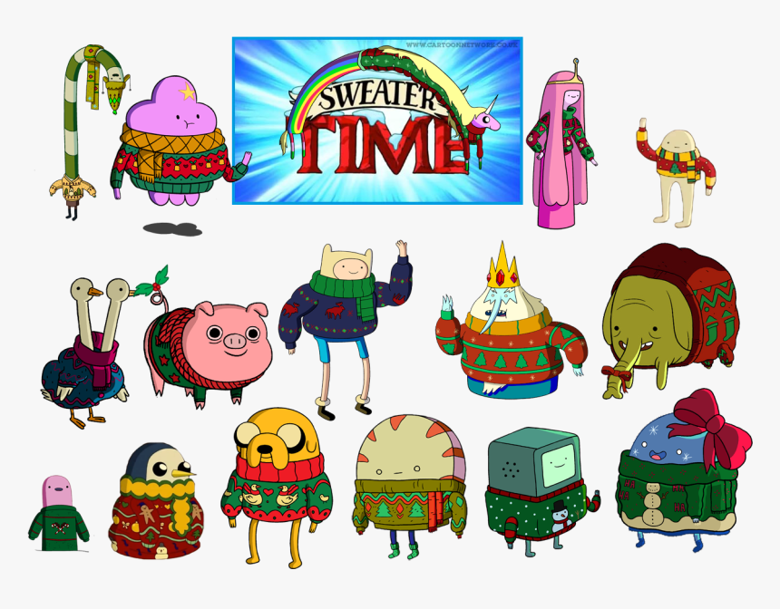 Christmas Time Adventure Time, HD Png Download, Free Download