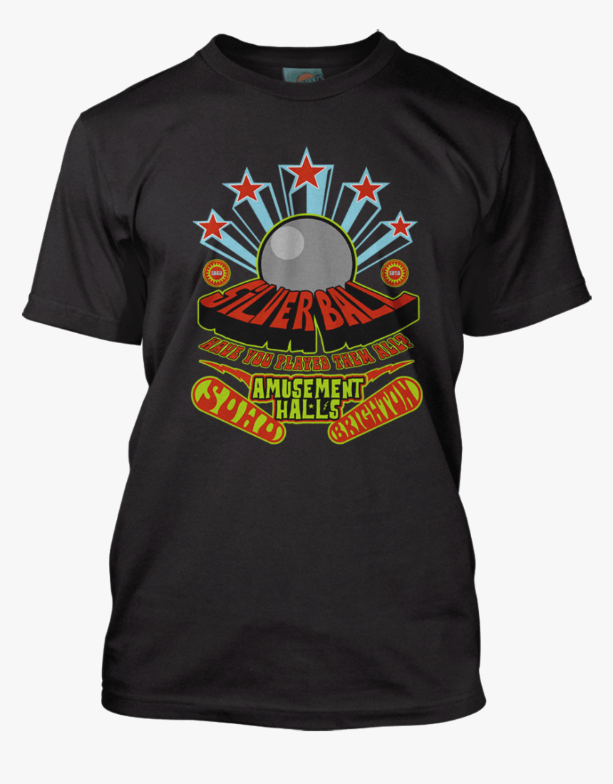 Who Inspired Pinball Wizard Silver Ball Amusement Hall - Ameowica Shirt, HD Png Download, Free Download