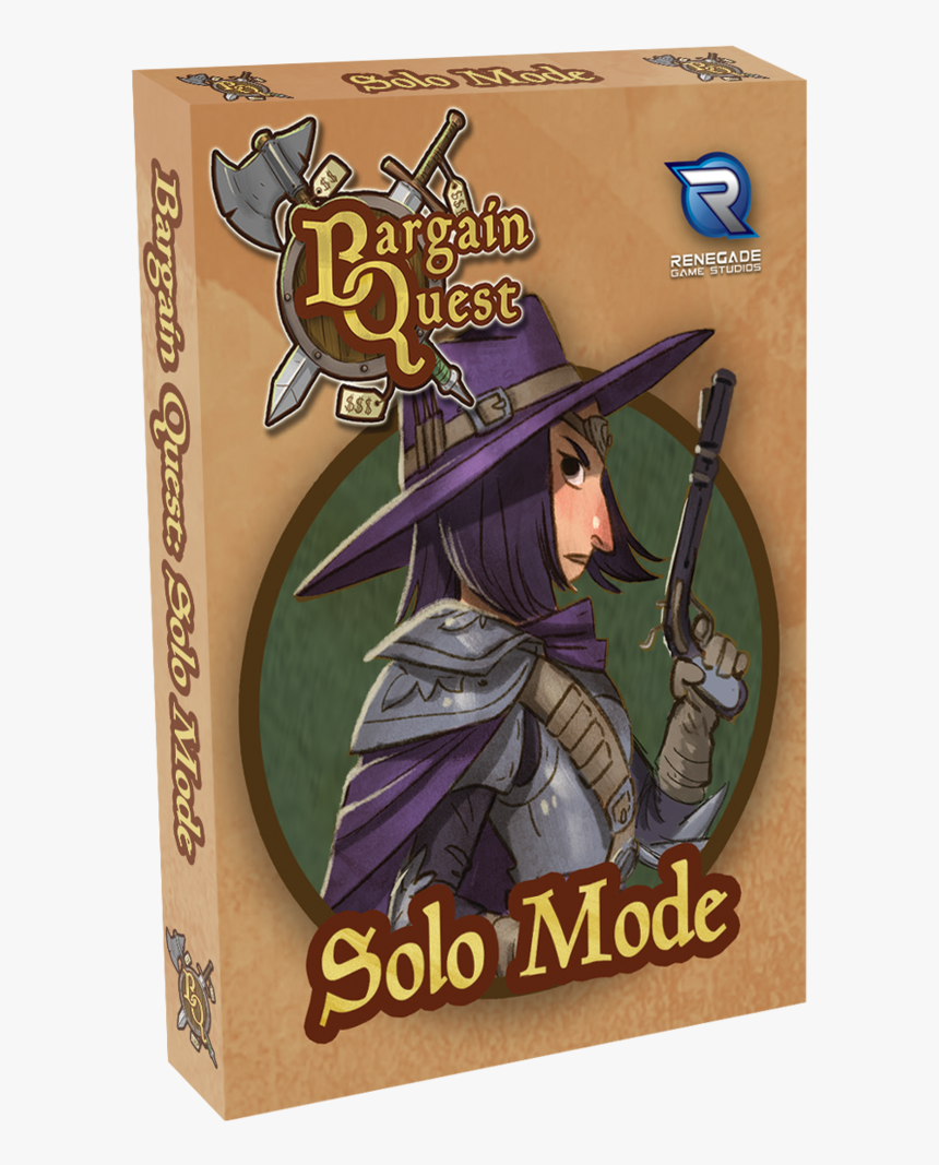 Bargainquest Solomode 3d Box 1164pxls Rgb - Solo Rpg Card Game, HD Png Download, Free Download