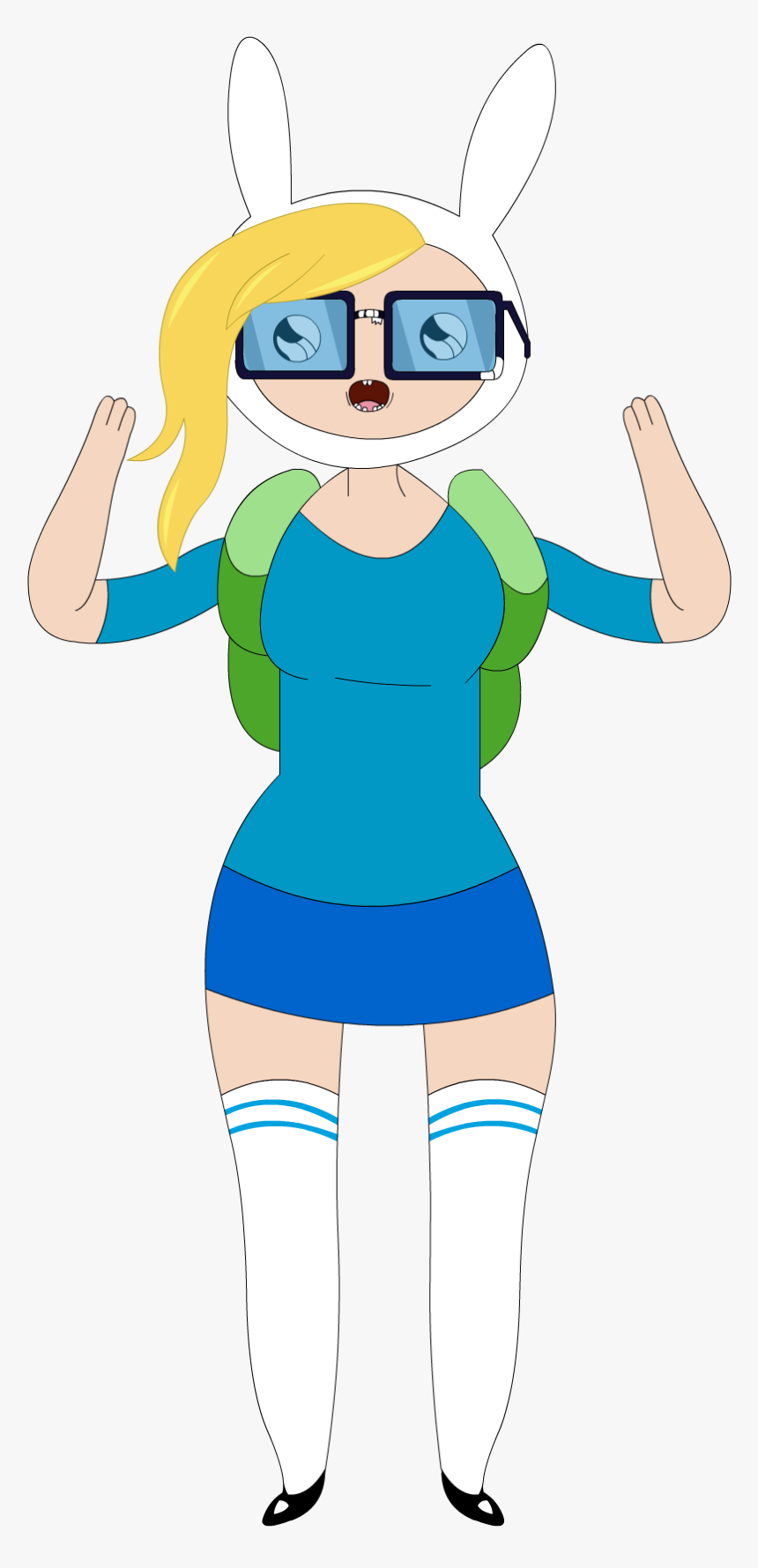 Transparent Adventure Time Clipart - Girl Finn From Adventure Time, HD Png Download, Free Download