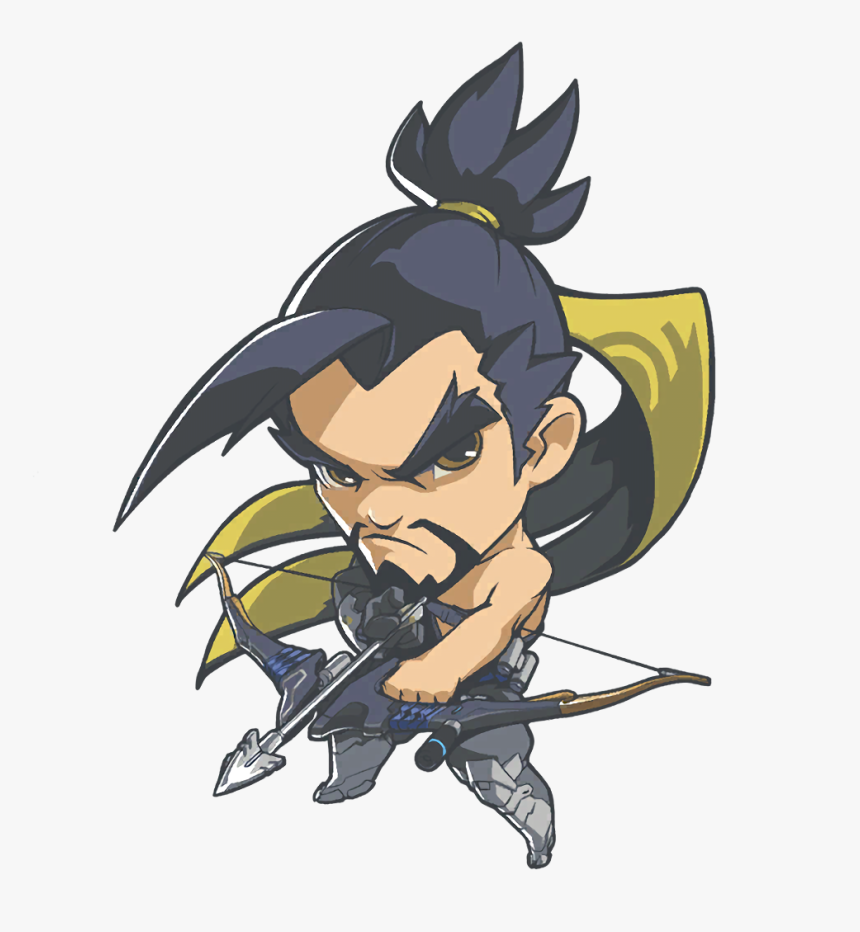 Overwatch Wiki - Overwatch Hanzo Cute Spray, HD Png Download, Free Download