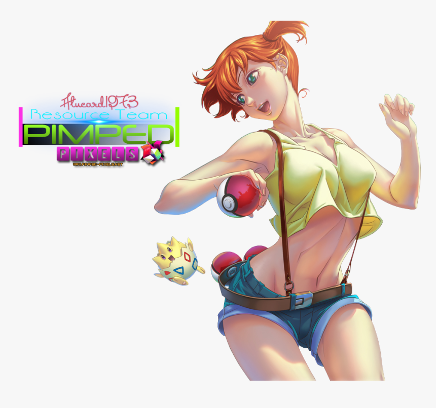 Misty From Pokemon - Cartoon, HD Png Download, Free Download