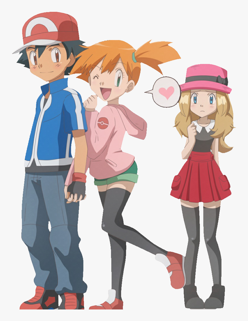 #pokeshipping #ash #misty #pokemon #poke #japan #anime - Pokemon Ash And Misty, HD Png Download, Free Download