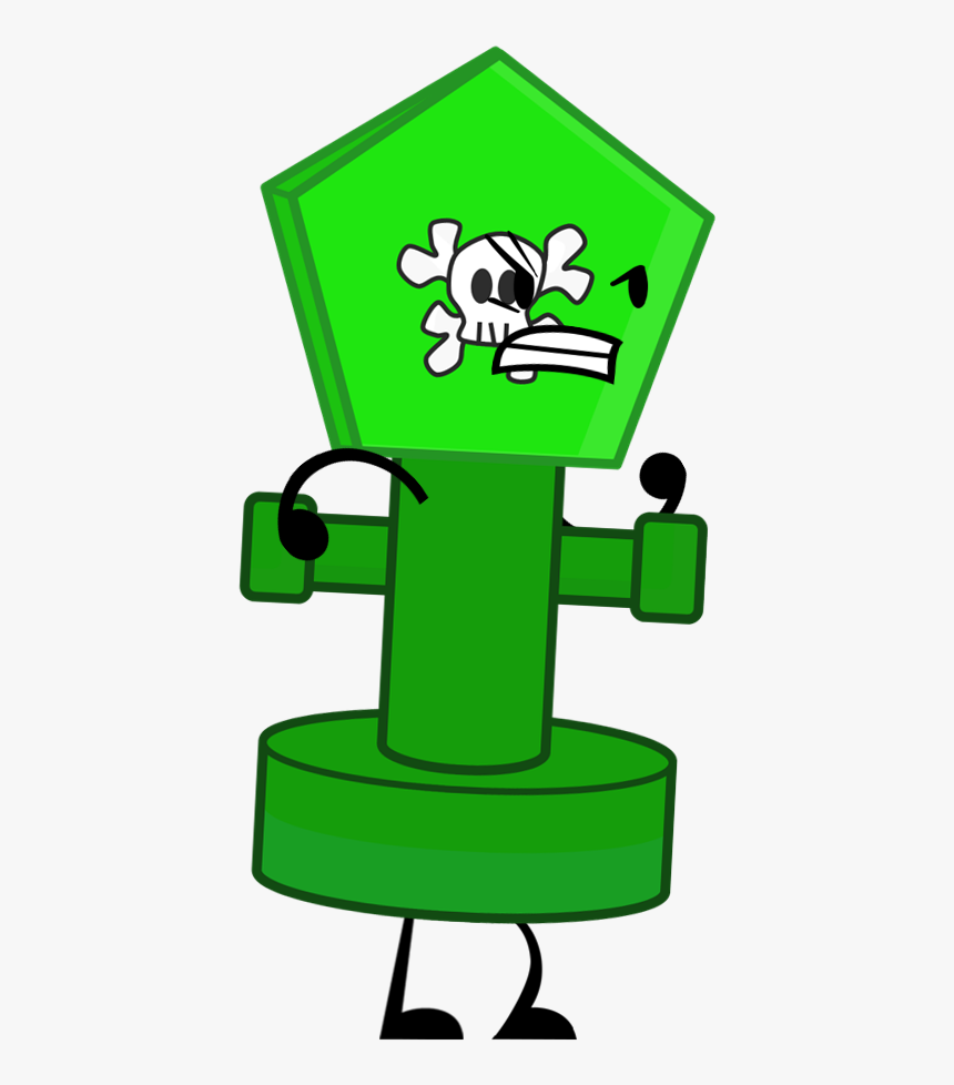 Old Object Fire Wikia - Bfdi Toxic Gas, HD Png Download, Free Download