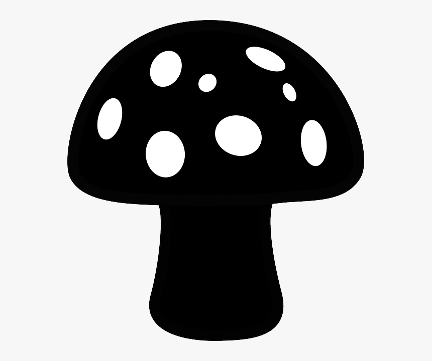 Transparent 1 Up Mushroom Png - Mushroom Silhouette Png, Png Download, Free Download