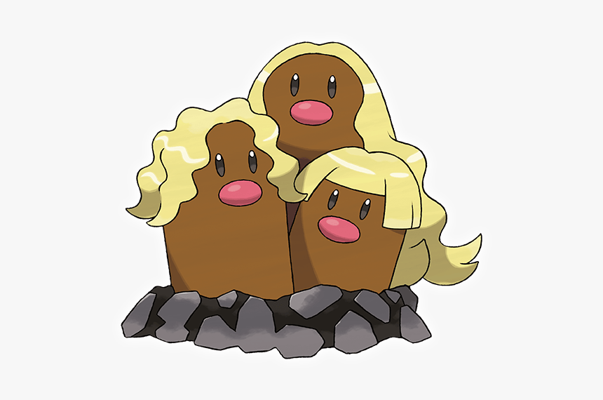 Dugtrio Pokemon, HD Png Download, Free Download