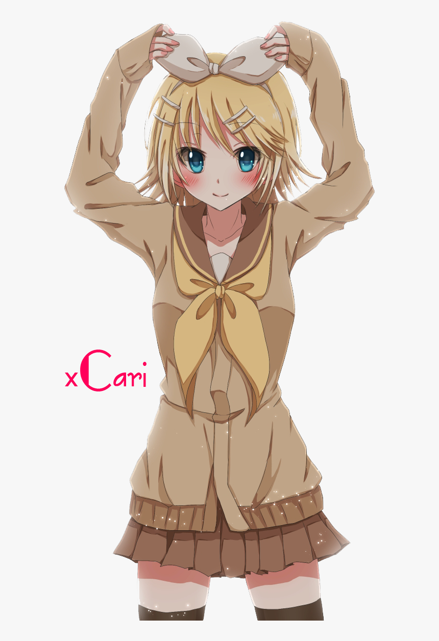 Kagamine Rin School Uniform, HD Png Download, Free Download