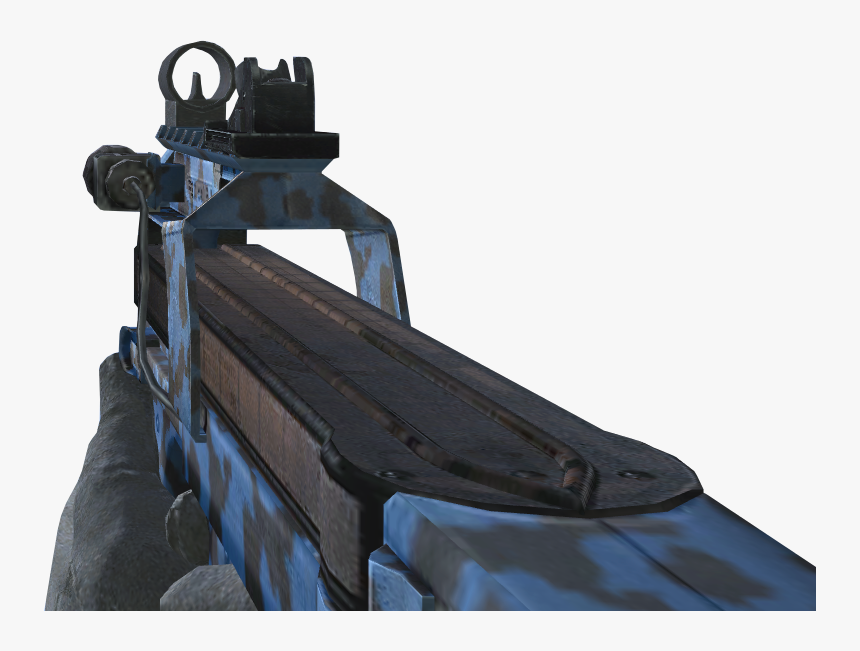 P90 Blue Tiger Cod4 - Mw2 Blue Tiger Camo, HD Png Download, Free Download