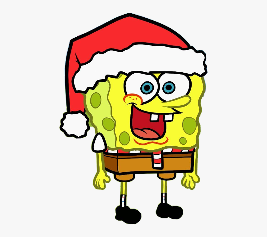 Spongebob Christmas Christmasspongebob Spongebobchristmas - Cute Christmas Drawings Easy, HD Png Download, Free Download