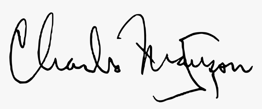 Charles Manson Signature, HD Png Download, Free Download