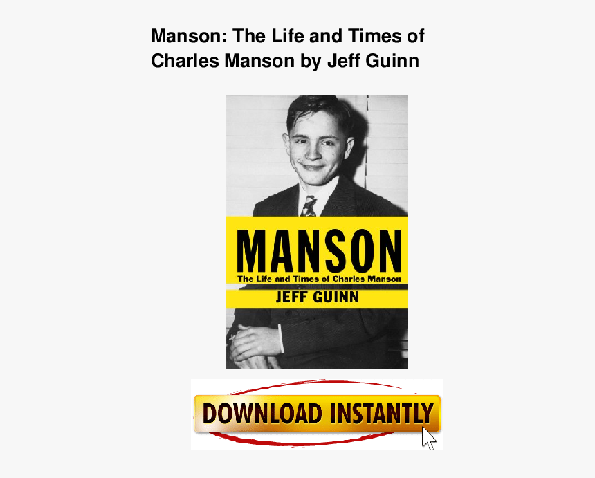 Charles Manson A Schizophrenic, HD Png Download, Free Download