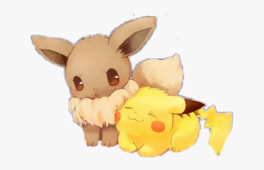 Cute Pikachu And Eevee, HD Png Download, Free Download