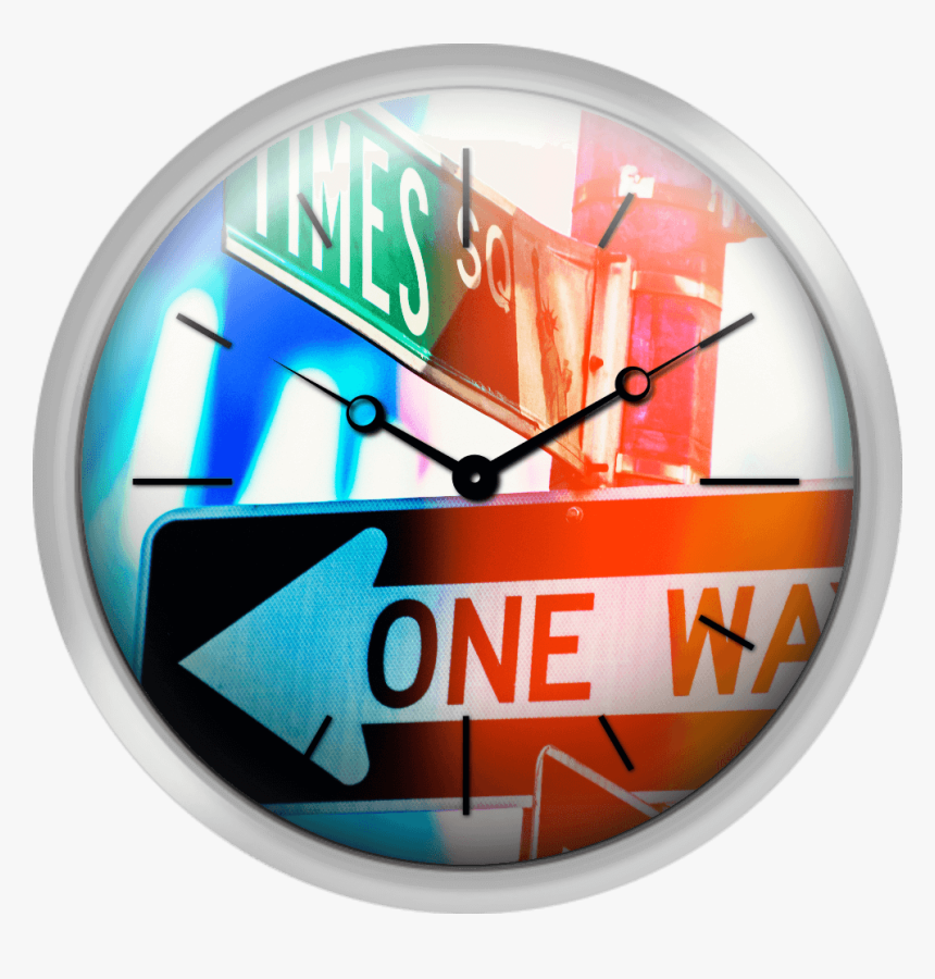 Usa New York State New York City Times Square Directional - Wall Clock, HD Png Download, Free Download