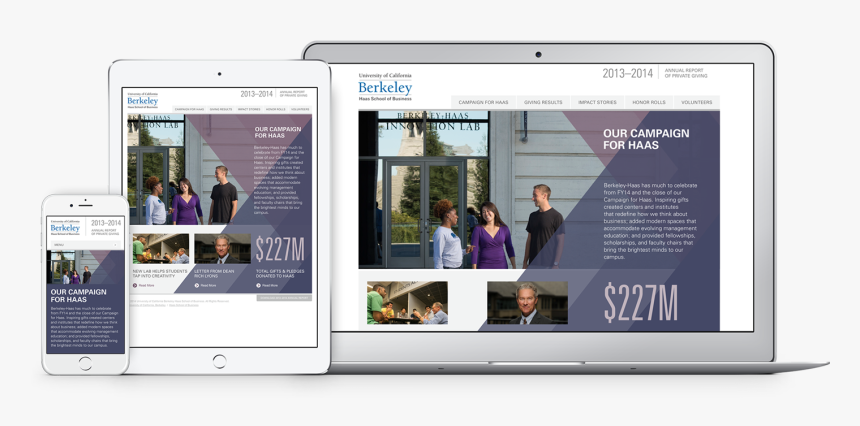 Uc Berkeley Haas School Of Business Responsive Website - Website, HD Png Download, Free Download