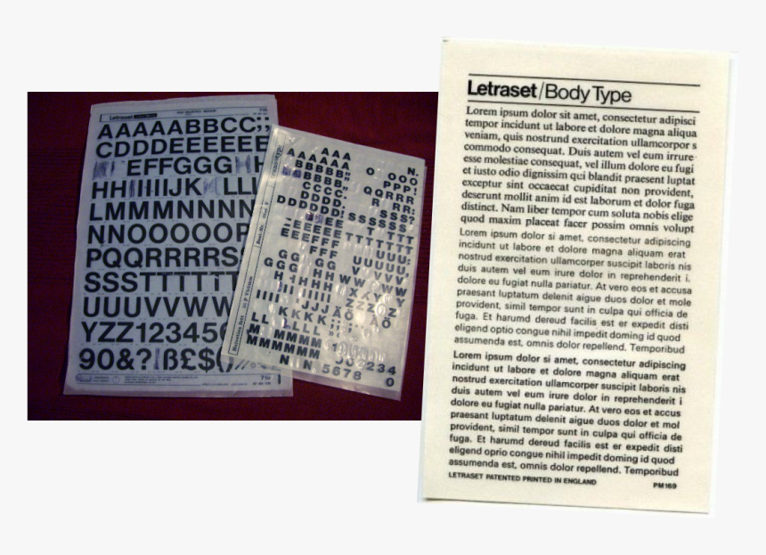 Letraset Lorem Ipsum - Letraset, HD Png Download, Free Download