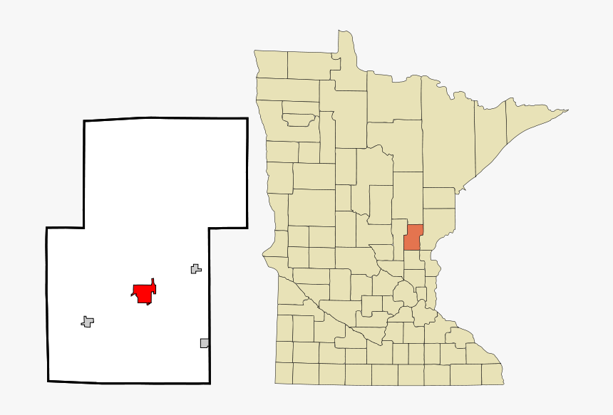 Kanabec County Minnesota Incorporated And Unincorporated - Stacy Mn, HD Png Download, Free Download