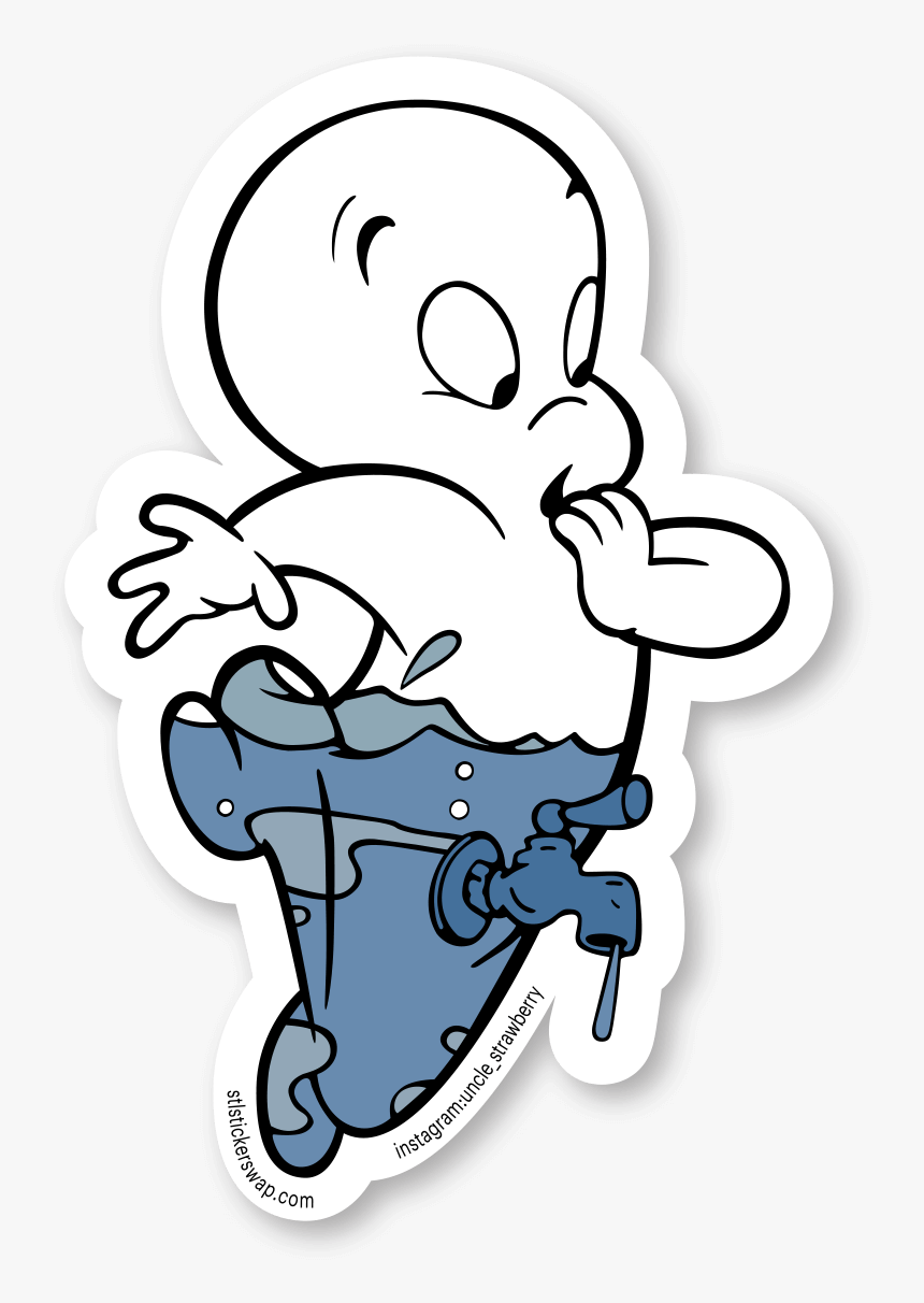 Transparent Casper The Ghost Clipart - Sticker Ghost Png, Png Download, Free Download