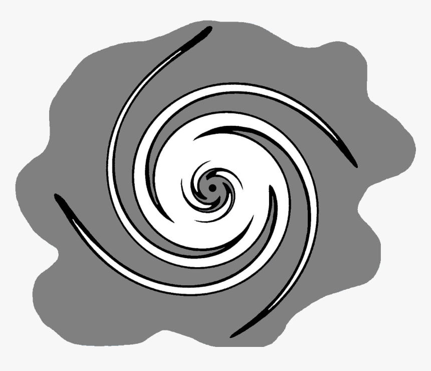 Easy To Draw Cyclones , Transparent Cartoons - Spiral, HD Png Download, Free Download