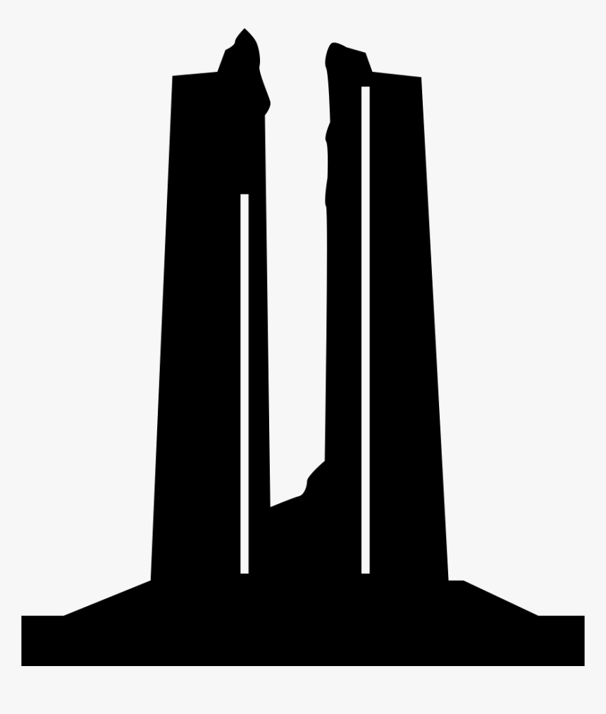 Canadian National Vimy Memorial - Vimy Ridge Silhouette, HD Png Download, Free Download