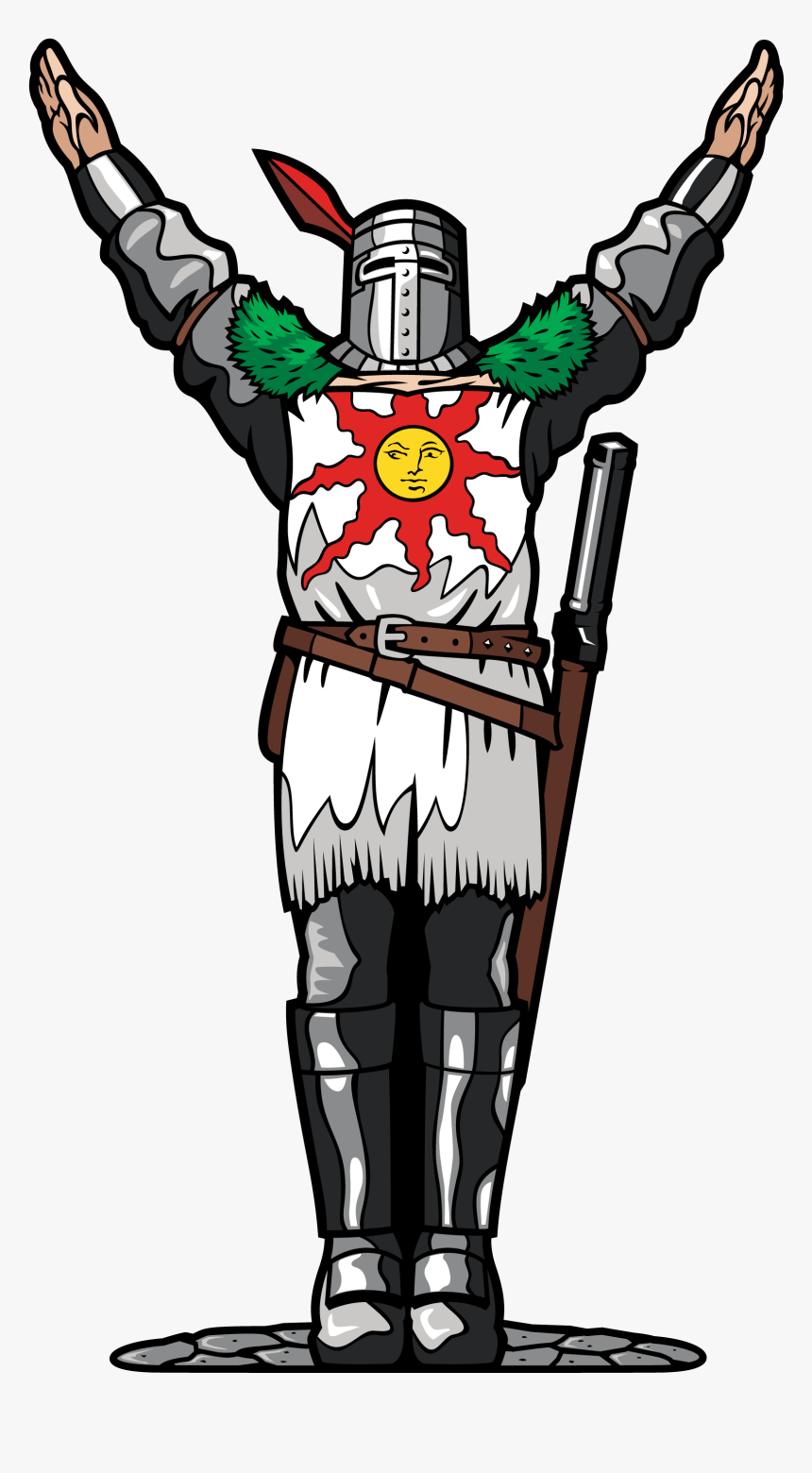 Dark Souls Clipart Praise The Son - Solaire Of Astora, HD Png Download, Free Download