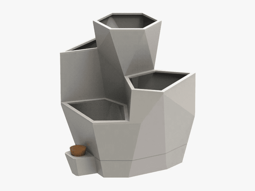 Japi Pottery Jvida1s Self Watering Herb Garden& - Carton, HD Png Download, Free Download