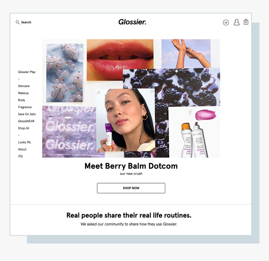 Glossier Berry Balm Dot, HD Png Download, Free Download