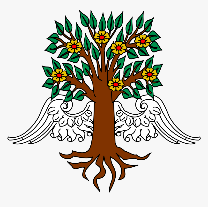 Tree Heraldry Png , Png Download - Brasao Da Familia Lauro, Transparent Png, Free Download