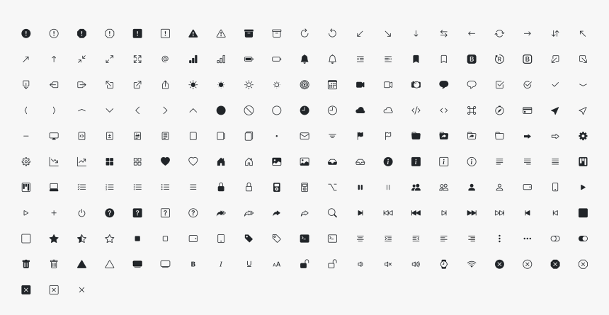 Bootstrap Icons Full Set - Pattern, HD Png Download, Free Download