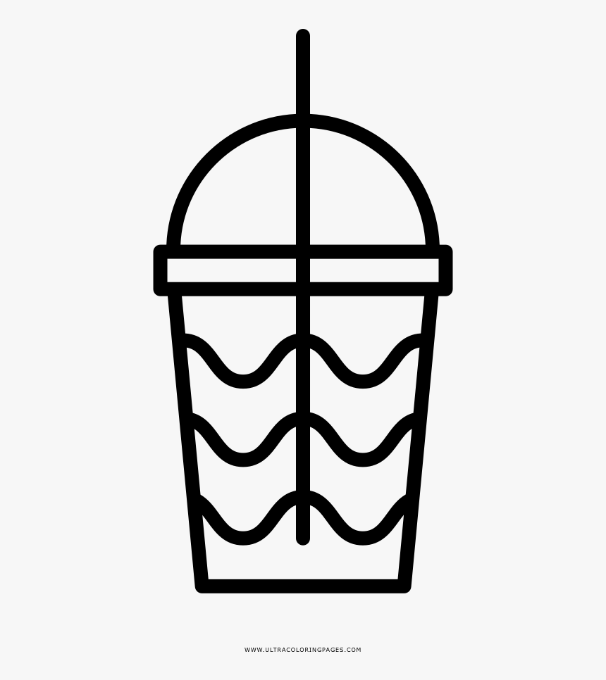 Milkshake Coloring Page - Icon, HD Png Download, Free Download