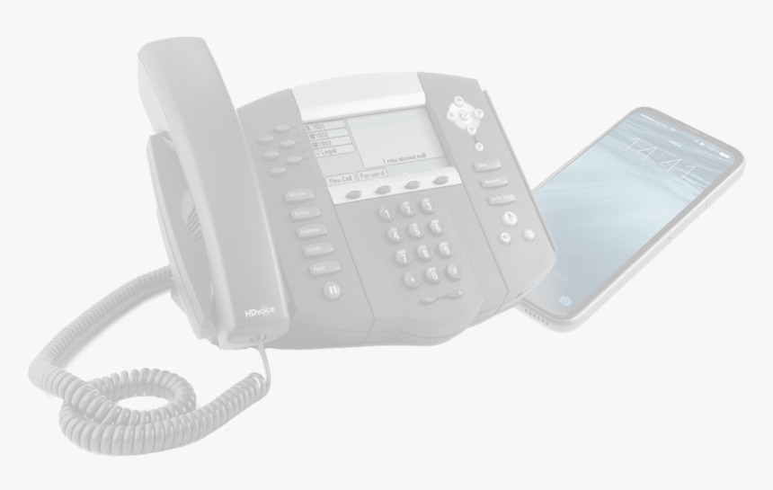 Office Phone And Mobile Cell Phone Examples For Professional - Polycom 550, HD Png Download, Free Download