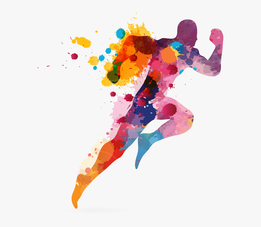 Running Man Logo Colorful, HD Png Download, Free Download