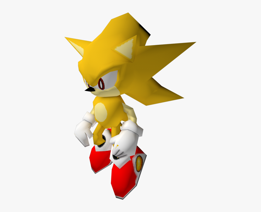 Download Zip Archive - Dreamcast Super Sonic Model, HD Png Download, Free Download