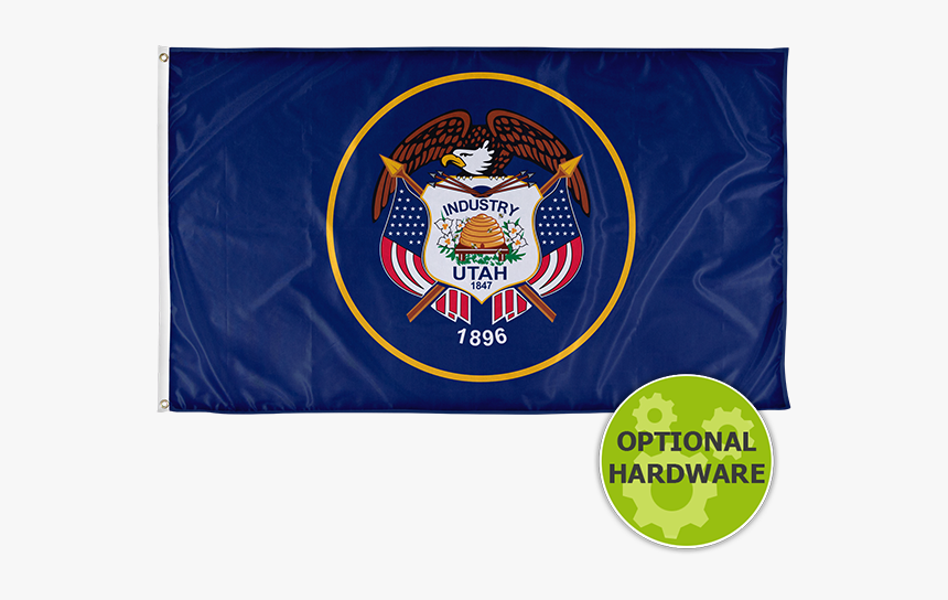 Utah State Flag Vispronet, HD Png Download, Free Download