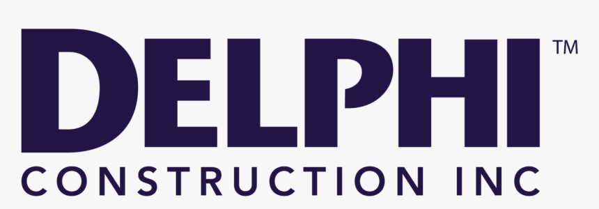 Logo Standard With Tagline - Delphi Construction, HD Png Download, Free Download