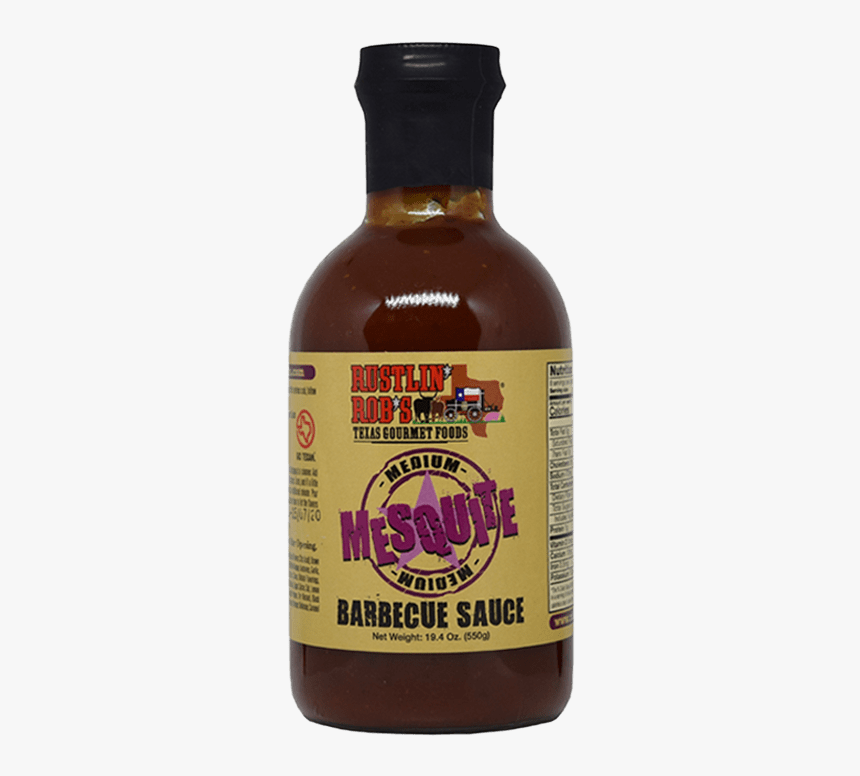 Mesquite Bbq - Glass Bottle, HD Png Download, Free Download