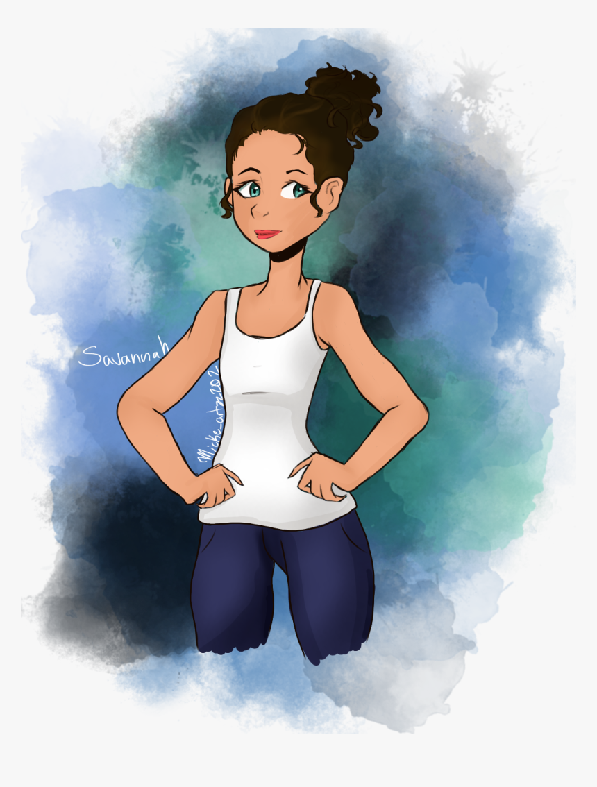 Art By Me  

this For My Friend Savannah At My School - Cartoon, HD Png Download, Free Download