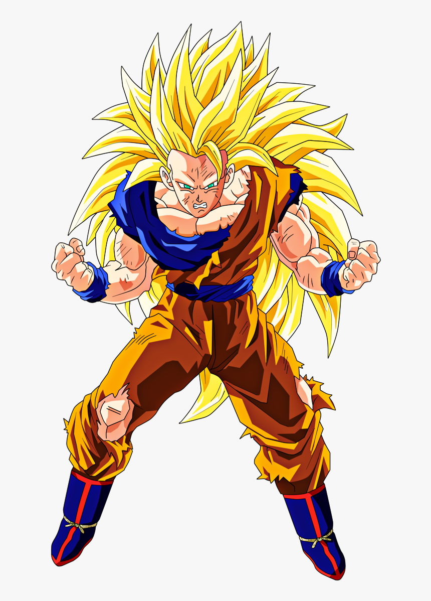 Png-goku Ssj3 - Dragon Ball Z Goku Super Sayajin 3, Transparent Png, Free Download