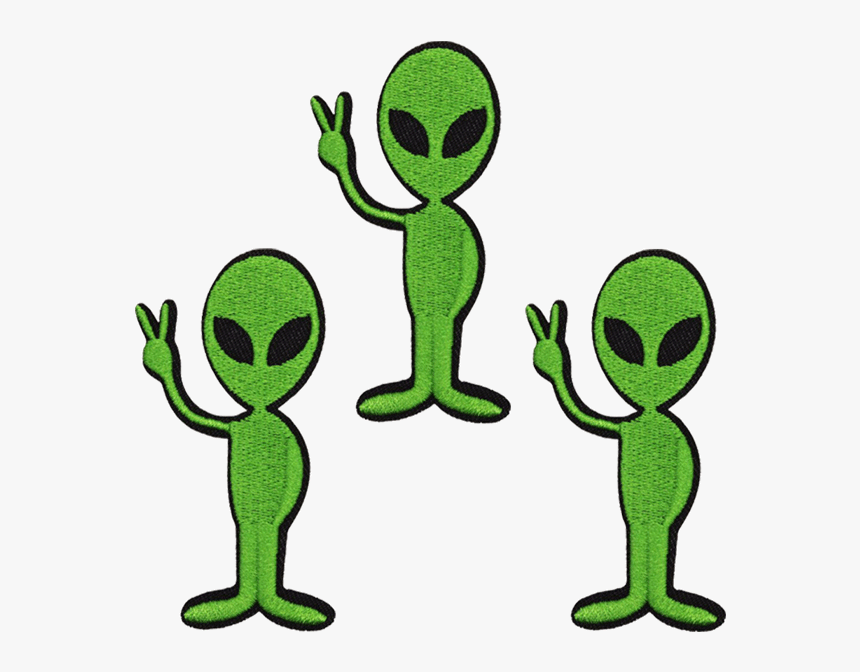 Space Alien Patch - Cute Alien, HD Png Download, Free Download