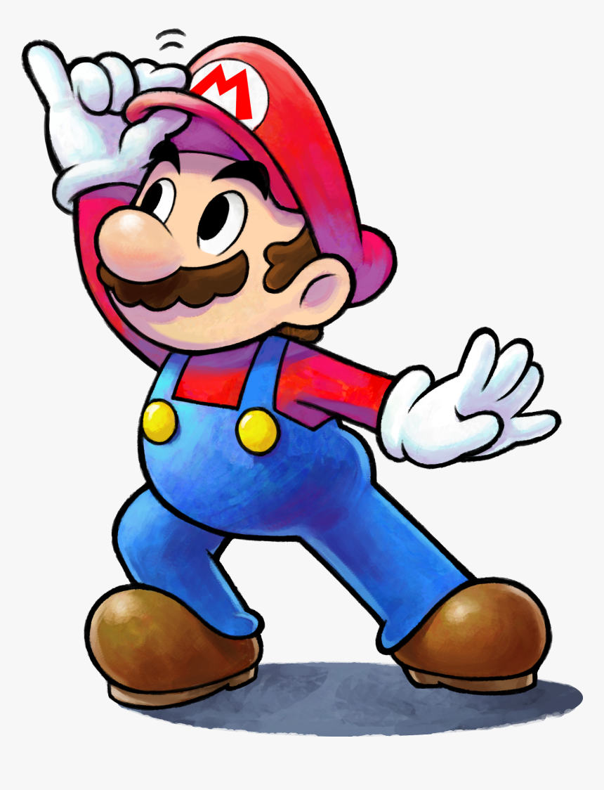 Transparent Mario And Luigi Png - Mario And Luigi Paper Jam Mario, Png Download, Free Download