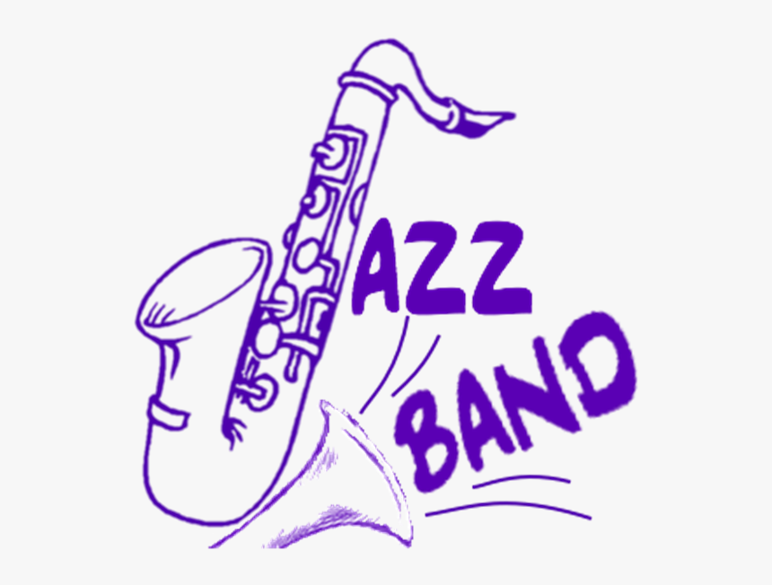 Jazz Band Musical Ensemble Clip Art - Jazz Instruments Drawing, HD Png Download, Free Download