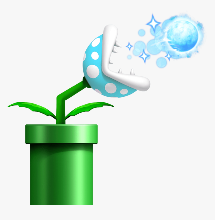 Super Mario Bros Venus Fire Trap - Ice Piranha Plant Mario, HD Png Download, Free Download