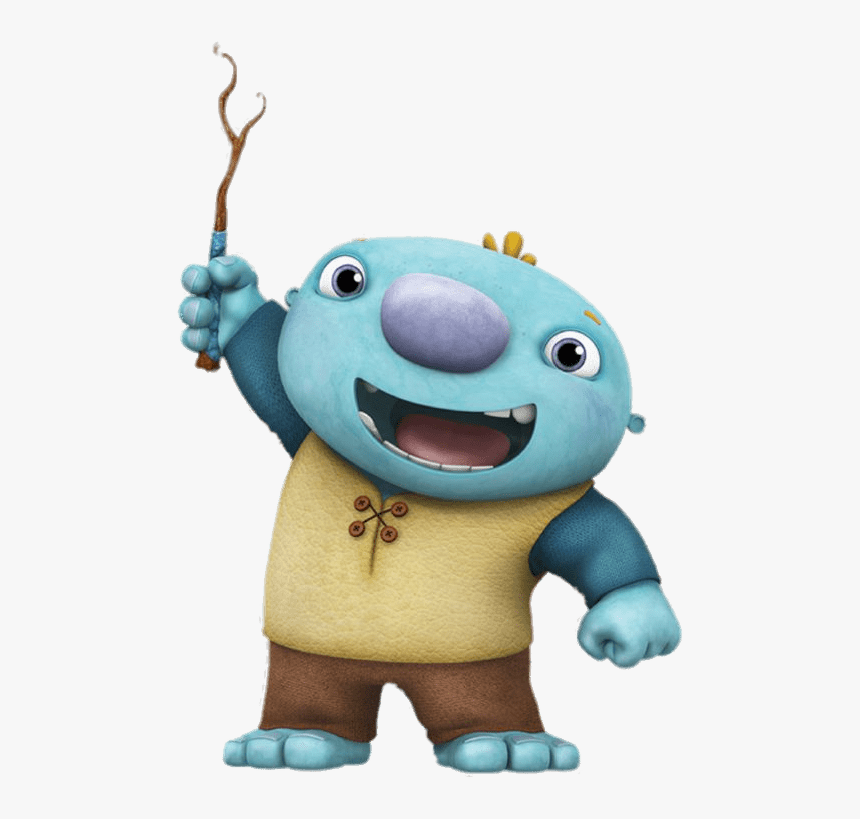 Wally Trollman Holding Up Stick - Wallykazam Wally, HD Png Download, Free Download