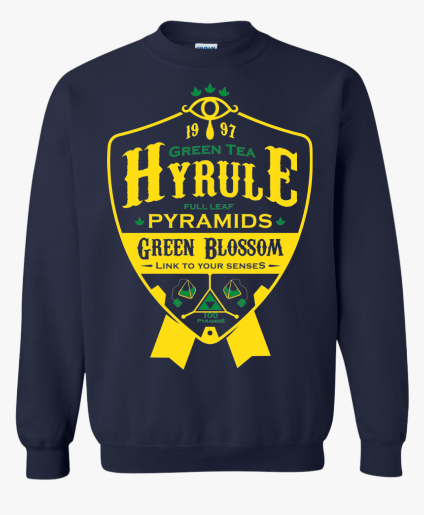 Hyrule Green Tea Crewneck Sweatshirt - Sweatshirt, HD Png Download, Free Download