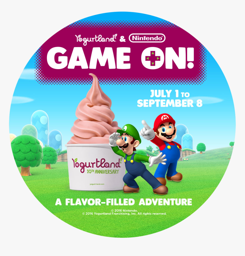Yogurtland Mario, HD Png Download, Free Download
