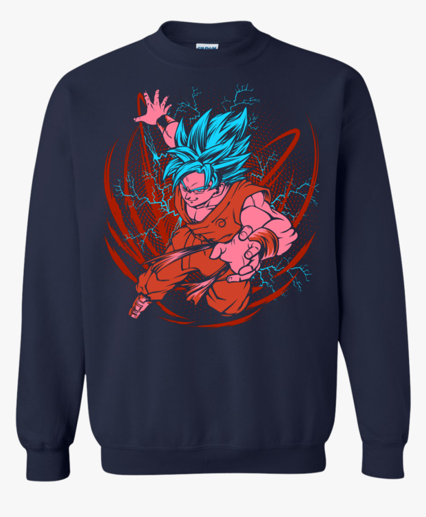 Goku Blue Kaioken Shirt"
 Class= - Hoodie, HD Png Download, Free Download